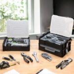 WORKPRO Power Drill Set & Tool Kit set, 8V Cordless Drill Driver & ToolBox | 43PCS, 3/8" Keyless Chuck, 2.0Ah Battery, Portable for Home Repair & DIY - Image 4