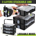 WORKPRO Power Drill Set & Tool Kit set, 8V Cordless Drill Driver & ToolBox | 43PCS, 3/8" Keyless Chuck, 2.0Ah Battery, Portable for Home Repair & DIY - Image 10