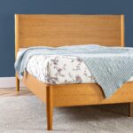 Zinus Allen Mid Century Wood Platform Bed Frame, Queen | Solid Wood Foundation, Wood Slat Support, No Box Spring Needed, Modern Low Profile Design, Easy Assembly - Image 5