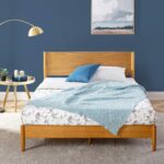 Zinus Allen Mid Century Wood Platform Bed Frame, Queen | Solid Wood Foundation, Wood Slat Support, No Box Spring Needed, Modern Low Profile Design, Easy Assembly - Image 9