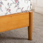 Zinus Allen Mid Century Wood Platform Bed Frame, Queen | Solid Wood Foundation, Wood Slat Support, No Box Spring Needed, Modern Low Profile Design, Easy Assembly - Image 10
