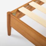 Zinus Allen Mid Century Wood Platform Bed Frame, Queen | Solid Wood Foundation, Wood Slat Support, No Box Spring Needed, Modern Low Profile Design, Easy Assembly - Image 11