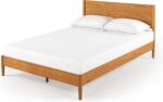 Zinus Allen Mid Century Wood Platform Bed Frame, Queen | Solid Wood Foundation, Wood Slat Support, No Box Spring Needed, Modern Low Profile Design, Easy Assembly - Image 12