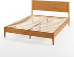 Zinus Allen Mid Century Wood Platform Bed Frame, Queen | Solid Wood Foundation, Wood Slat Support, No Box Spring Needed, Modern Low Profile Design, Easy Assembly - Image 14