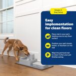 PetSafe Fountain and Feeder Mat for Dogs & Cats, Silicone, 26 x 16 in | Waterproof, Leakproof Silicone Mat with Lip to Contain Spills, Non-Slip Design, Dishwasher Safe, Rolls up for Storage - Image 6