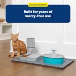 PetSafe Fountain and Feeder Mat for Dogs & Cats, Silicone, 26 x 16 in | Waterproof, Leakproof Silicone Mat with Lip to Contain Spills, Non-Slip Design, Dishwasher Safe, Rolls up for Storage - Image 8