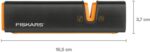 Fiskars XSharp Axe and Knife Sharpener, Ceramic sharpening stone/Fiberglass reinforced plastic case, Black/Orange, 1000601 | Ceramic sharpening stone/Fiberglass reinforced plastic case, Black/Orange, 1000601 - Image 4