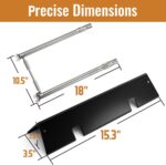 Grill Replacement Parts for Weber GS4 Spirit II 200 Series | 7635 Porcelain-Enameled Flavorizer Bars and 69785 Stainless Steel Burner Tubes Set, Fit for II E/S-210 Front-Mounted Control - Image 3