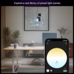 Philips Hue Smart LED A19 Bulb 2-Pack, White Ambiance, E26 Base, 9.5W, Full Spectrum Light 1000K-20000K, 1100 Lumens, Dimmable LED Bulbs, Works with Alexa, Google, and Apple Home - Image 8