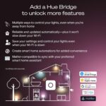 Philips Hue Smart LED A19 Bulb 2-Pack, White Ambiance, E26 Base, 9.5W, Full Spectrum Light 1000K-20000K, 1100 Lumens, Dimmable LED Bulbs, Works with Alexa, Google, and Apple Home - Image 9