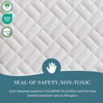 Sleepmax Extra Firm Queen Mattress 12 Inch - Deep Sleep Hybrid Mattress Pain Relieving - Cooling Bed in a Box for Back & Side Sleepers - 365-Night Trial, CertiPUR-US Certified, Forever Warranty - Image 5