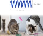 12PCS 12Colors Cat Spring Toys for Indoor Cats | Interactive Coil Springs for Self Play, Heavy Plastic Cat Spiral Spring, Hunting, Biting, Swatting Creative Kitten Toy. - Image 3