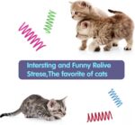 12PCS 12Colors Cat Spring Toys for Indoor Cats | Interactive Coil Springs for Self Play, Heavy Plastic Cat Spiral Spring, Hunting, Biting, Swatting Creative Kitten Toy. - Image 7