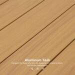 PURPLE LEAF Outdoor Dining Set for 10 with Cushions PE Rattan Teak | Teak Look Zero Care Woodgrain Aluminum, No Wobble Level On Any Floor, Comfort Chair Sit Perfect Sit Like A Cloud - Image 7