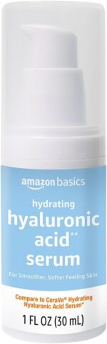 Amazon Basics Hydrating Hyaluronic Acid Serum with Essential Ceramides and Vitamin B, 1 Fluid Ounce - Image 3