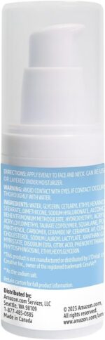 Amazon Basics Hydrating Hyaluronic Acid Serum with Essential Ceramides and Vitamin B, 1 Fluid Ounce - Image 7