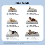 Bedsure Cooling Dog Bed for Crate, Large Breathable Pet Summer Bed, 35 Inch | Orthopedic Egg Crate Foam, Cold Summer Pad Mat, Non-Slip Bottom, Comfy Removable Washable Cover, For Pets Up to 40 lbs - Image 8