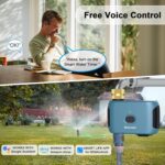 WiFi Water Timer with Brass Inlet, 1 Zone Smart Sprinkler Timer for Garden Hose Faucet, Hose Timers with Up to 20 Watering Plans, APP & Voice Control, Compatible with Alexa (2.4GHz Only) - Image 4