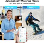 WiFi Water Timer with Brass Inlet, 1 Zone Smart Sprinkler Timer for Garden Hose Faucet, Hose Timers with Up to 20 Watering Plans, APP & Voice Control, Compatible with Alexa (2.4GHz Only) - Image 7