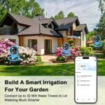 WiFi Water Timer with Brass Inlet, 1 Zone Smart Sprinkler Timer for Garden Hose Faucet, Hose Timers with Up to 20 Watering Plans, APP & Voice Control, Compatible with Alexa (2.4GHz Only) - Image 8