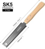 Frocopo Hand Saw Woodworking Tools, 6-Inch Pull Saw, Flexible Double-Edge Blade 17/11 TPI, Japanese Flush Cut for DIY Craft, Non-Slip Wood Handle, Sharp & Lightweight for Woodworking and Garden Trim - Image 3