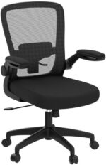 FelixKing Office Chair, Ergonomic Desk Chair Breathable Mesh Chairs Adjustable High Back Lumbar Support Flip-up Armrests, Executive Rolling Swivel Comfy Computer Chairs Home Office Black - Image 6