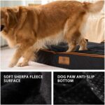 Orthopedic Memory Foam XXL Dog Bed - 6" Thick Beds for Extra Large Sized Dog - Waterproof Removable Washable Cover & Wrap-Around Zipper - Ultimate Comfort & Easy Maintenance, Black - Image 6