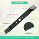 25012 Lawn Mower Blade for 18 Inch Mower Deck Compatible with Greenwork 25092 2519402 33303463, 1 Pack - Image 3