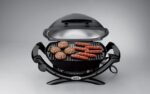 Weber® Q 1400 Portable Grill, Electric Grill, Gray | Portable Grill, 1560‑Watt/120 Volt Outdoor Electric BBQ Grill, Porcelain‑Enameled Cast‑Iron Grates, Precise Heat Control - Image 7