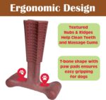 SPOT Bam-Bones Plus T Bone – Bamboo Fiber & Nylon Dog Chew Toy for Moderate to Aggressive Chewers, Durable Long Lasting & Non-Splintering, Beef Flavor Toy for Adult Dogs & Puppies Under 60 lbs, 6 in - Image 10