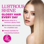 Luseta Glossy Pearl Shampoo and Conditioner Set Smooth & Moisturize, Add Shine and Helps Tame Frizz,Hydrating for Damaged Hair, Detangle,Nourish Strands, Sulfate Free,16.9oz*2 - Image 7