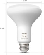 Philips Hue Smart 85W BR30 LED Bulb, 4-Pack | White & Color Ambiance, Color-Changing Light, 1200 Lumens, E26, Indoor, Control with Hue App - Image 3
