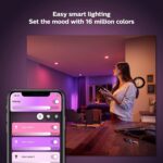 Philips Hue Smart 85W BR30 LED Bulb, 4-Pack | White & Color Ambiance, Color-Changing Light, 1200 Lumens, E26, Indoor, Control with Hue App - Image 4