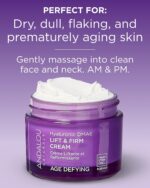 Andalou Naturals Hyaluronic DMAE Lift & Firm Skin Cream (1.7 oz) | Anti Aging Face Moisturizer with Hyaluronic Acid, Helps Reduce Fine Lines & Wrinkles - Image 5