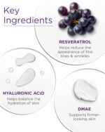 Andalou Naturals Hyaluronic DMAE Lift & Firm Skin Cream (1.7 oz) | Anti Aging Face Moisturizer with Hyaluronic Acid, Helps Reduce Fine Lines & Wrinkles - Image 6
