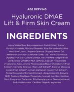Andalou Naturals Hyaluronic DMAE Lift & Firm Skin Cream (1.7 oz) | Anti Aging Face Moisturizer with Hyaluronic Acid, Helps Reduce Fine Lines & Wrinkles - Image 9