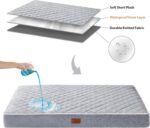 WNPETHOME Orthopedic Waterproof Extra Large Senior Dogs Bed for Comfy Sleep | XL Washable Ped Bed with Removable Cover, Multi-Needle Quilting XL Crate Bed for Large Sized Dog Relax, Light Grey 42x30 Inch - Image 6