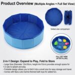 Cat Pool Toy with Fish-Water Cat Toys, Portable Cat Pool Toy for Indoor Cats & Outdoor Play, Perfect for Bored Kittens & Adult Cats, Summer Cooling & Enrichment (A) - Image 4