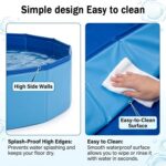 Cat Pool Toy with Fish-Water Cat Toys, Portable Cat Pool Toy for Indoor Cats & Outdoor Play, Perfect for Bored Kittens & Adult Cats, Summer Cooling & Enrichment (A) - Image 5