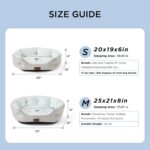Bedsure AeroFrost™ Cooling Small Dog Bed, Round Washable, 25In Arctic Blue | Q-Max>0.4 Cat Beds for Indoor Cats, Comfort Cooling Summer Pet Bed,Anti-Slip Bottom,for Puppies and Kittens - Image 8