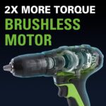 Greenworks 48V (2 x 24V) 17" Brushless Cordless Lawn Mower + 24V Drill / Driver, (2) 4.0Ah USB Batteries (USB Hub) and Dual Port Rapid Charger Included - Image 15