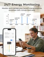 Meross Smart Home Energy Monitor, Real-Time Power & Cost Tracking | 16×60A CT Sensors Support Home Assistant, Electrical Monitoring Device, Solar Metering, No Subscription, 2-Year Warranty - Image 4