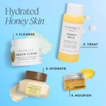Farmacy Ceramide Face Moisturizer - Honey Halo Ultra Hydrating Facial Moisturizer with Buckwheat Honey + Ceramides - Helps Restore Barrier + Replenish Dryness - Plumping Skin Care for Dry Skin (100ml) - Image 10