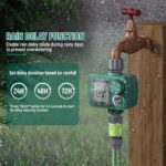 Sprinkler Timer, Programmable Hose Timer with Automatic Watering System | Digital Water Timer with Rain Delay & Manual Mode, 1 Outlet Drip Irrigation Controller for Garden Hose, Lawn & Outdoor Yard - Image 6