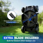 16-Inch 40V Max Brushless Cordless Electric Push Lawn Mower | Includes 40V Max 4.0Ah battery and charger; 148Wh total energy for fewer charging interruptions during routine yard care. - Image 7