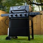 Feasto 4-Burner Gas Grill with Side Tables, 36,000 BTU, 559 Sq. In., Black | Outdoor Propane BBQ Grill with Premium Enameled Coated Chamber Body & Porcelain-Enameled Grates for Deck Party & Patio BBQ - Image 9