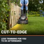 Worx Cordless Lawn Mower, 40V 17" 2-in-1 Grass Mower for 1/4 Acre, WG745 | Brushless Power, Mulching & Bagging, 2 x 4.0Ah Batteries & 4.0A Charger Included, PowerShare - Image 8