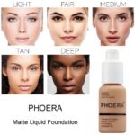 2 Pack PHOERA Foundation | Full Coverage Flawless Soft Matte 24HR Oil Control Liquid Foundation.102 Nude - Image 4