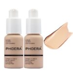2 Pack PHOERA Foundation | Full Coverage Flawless Soft Matte 24HR Oil Control Liquid Foundation.102 Nude - Image 2
