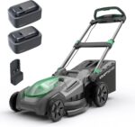 21" 40V Max Brushless Cordless Electric Push Lawn Mower | Includes two 20V Max 8.0Ah batteries and charger; 296Wh total rated energy and 3-in-1 mowing for medium-to-large yards. - Image 2